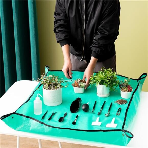 Melphoe 25Pcs Mini Garden Hand Transplanting Succulent Tools Set, 39.4"Thickened - Picture 5 of 8